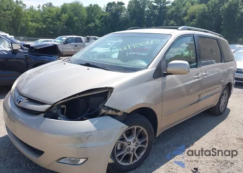 2006 Toyota Sienna Xle из США, поврежденный, VIN 5TDBA22C06S062528